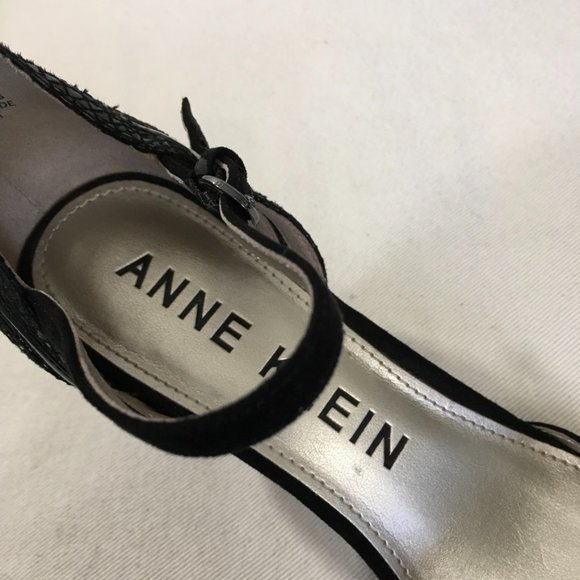 Anne Klein Fayme Black Pumps Sz 10M - Picture 5 of 8